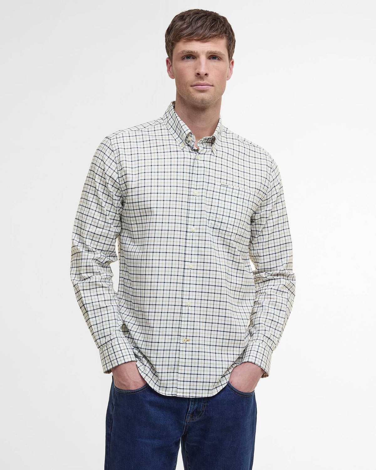 Men's Preston Regular Long-Sleeved Shirt | Barbour Barbour