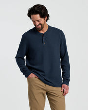 Waffle Long Sleeve Henley | Free Fly Free Fly