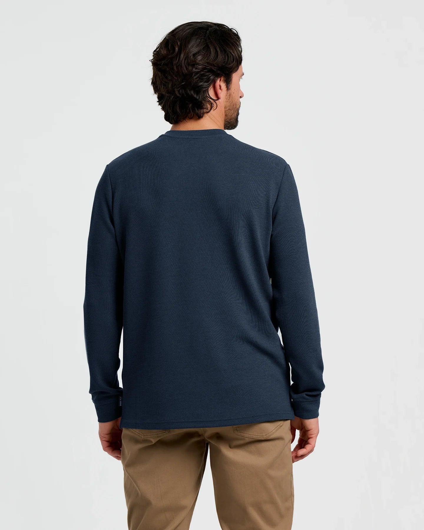 Waffle Long Sleeve Henley | Free Fly Free Fly