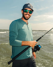 Men's Bamboo Flex Long Sleeve Henley | Free Fly Free Fly