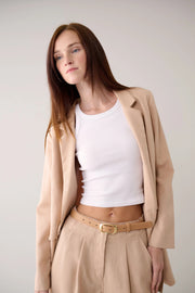 Mini Oakwood Belt Laurel N' Gold