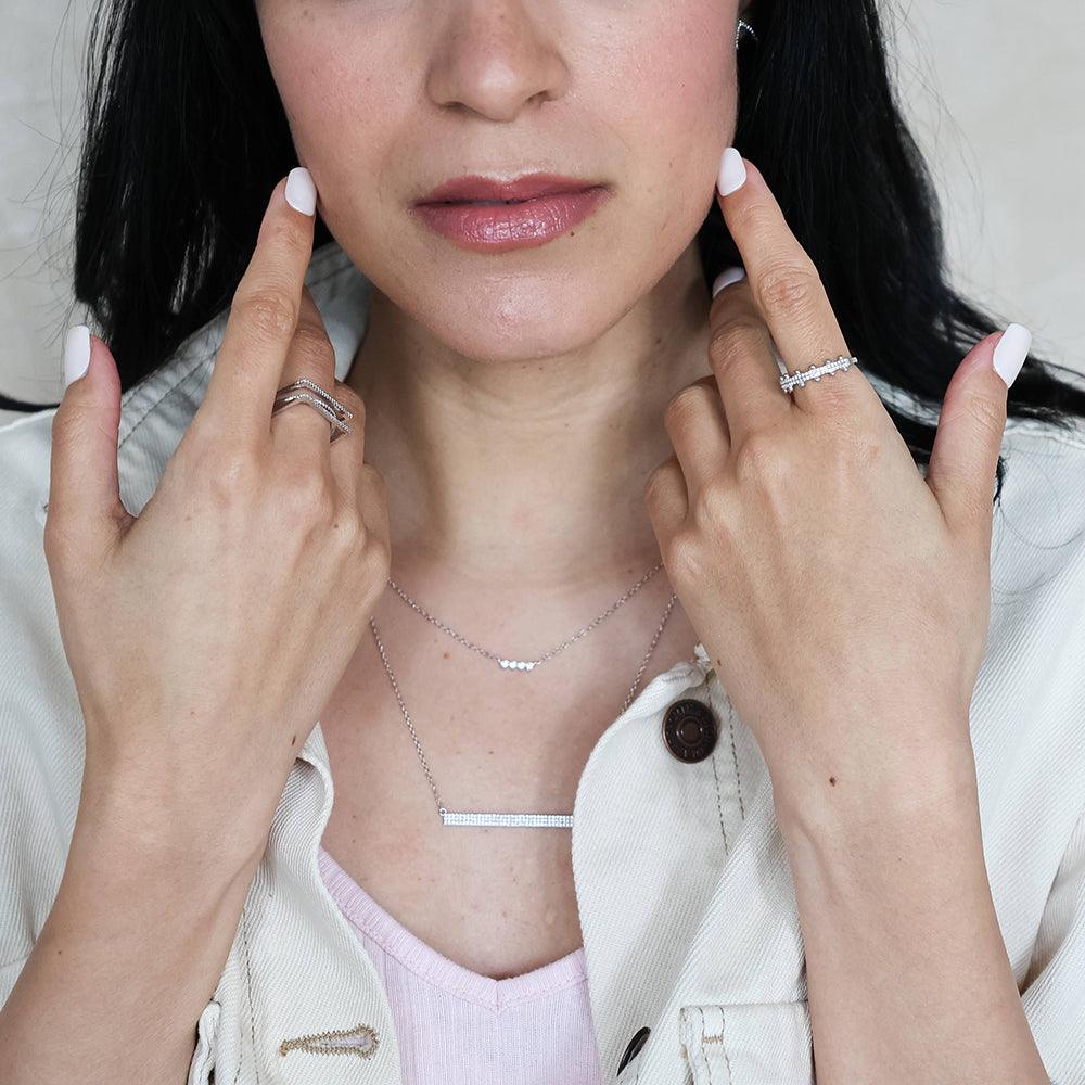 Oyo Pendant Necklace in Sterling Silver Ella Stein