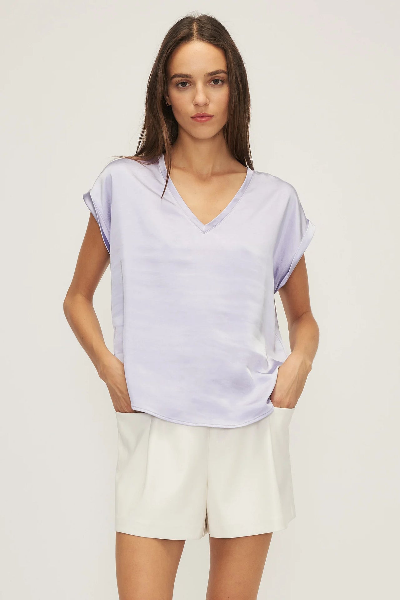 Natalia Cap Sleeve Top