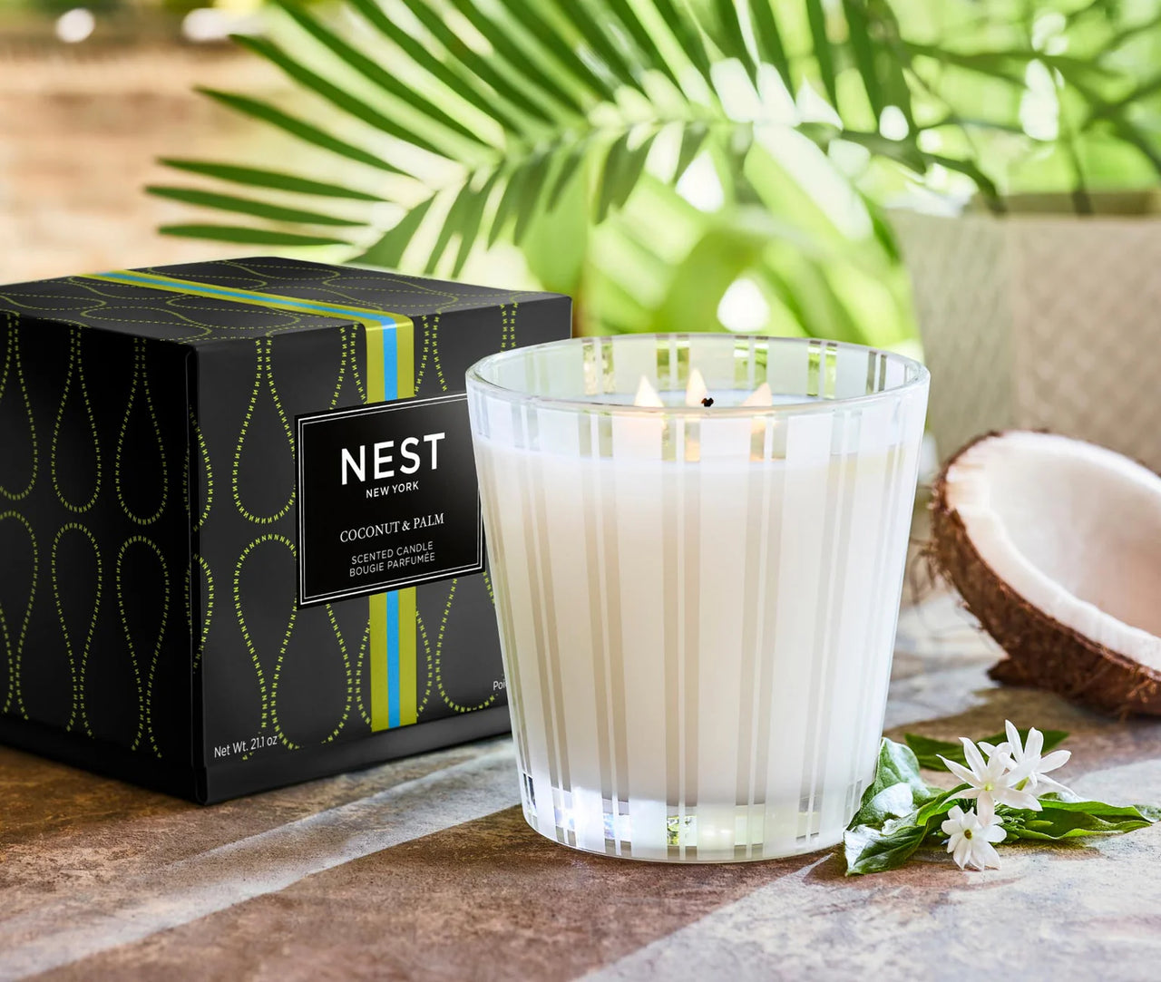 Nest Coconut & Palm 21.2oz 3-Wick Candle