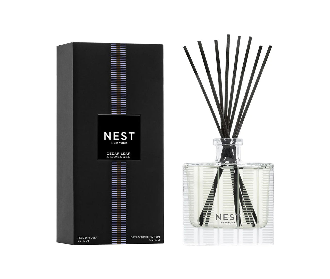 REED DIFFUSER 5.9OZ. CEDAR LEAF/LAVENDER Nest