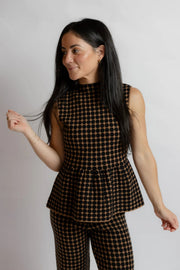 Catherine Peplum Top Lucy Paris