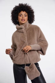 Blees Faux Fur Crossbody Bag Rino & Pelle