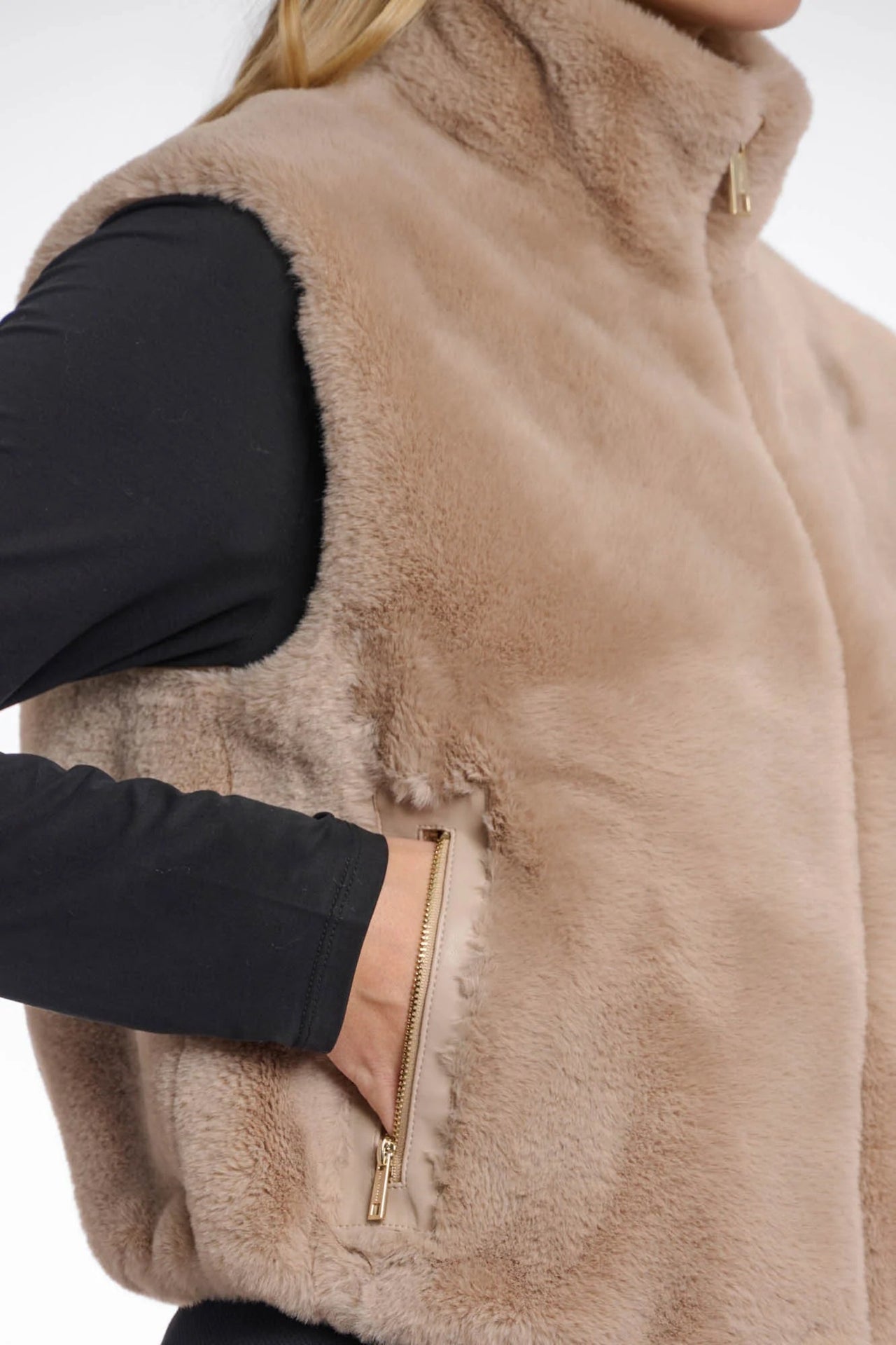Nikki Faux Fur Waistcoat Rino & Pelle
