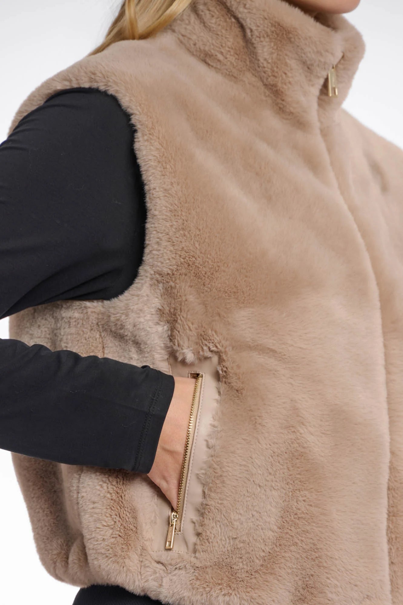 Nikki Faux Fur Waistcoat Rino & Pelle