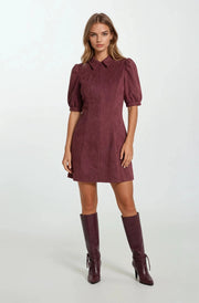 Shannon Suede Mini Dress Sincerely Ours