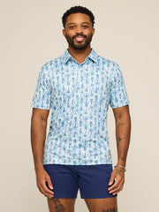 The Miami Mosaic Performance Polo | Chubbies Chubbies