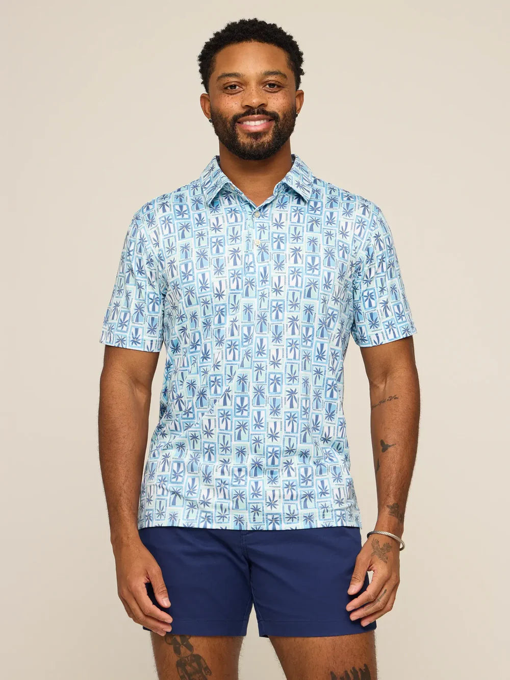 The Miami Mosaic Performance Polo | Chubbies Chubbies