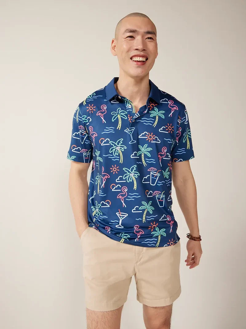 The Neon Light Performance Polo 2.0 | Chubbies