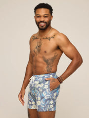 The Starry Night Stems 5.5" Lined Classic Swim Trunk | Chubbies Chubbies