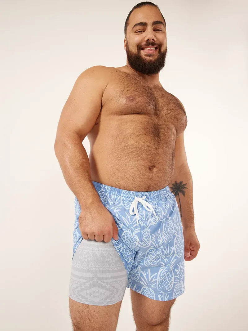 The Thigh-Napples 5.5" Lined Swim Trunks | Chubbies