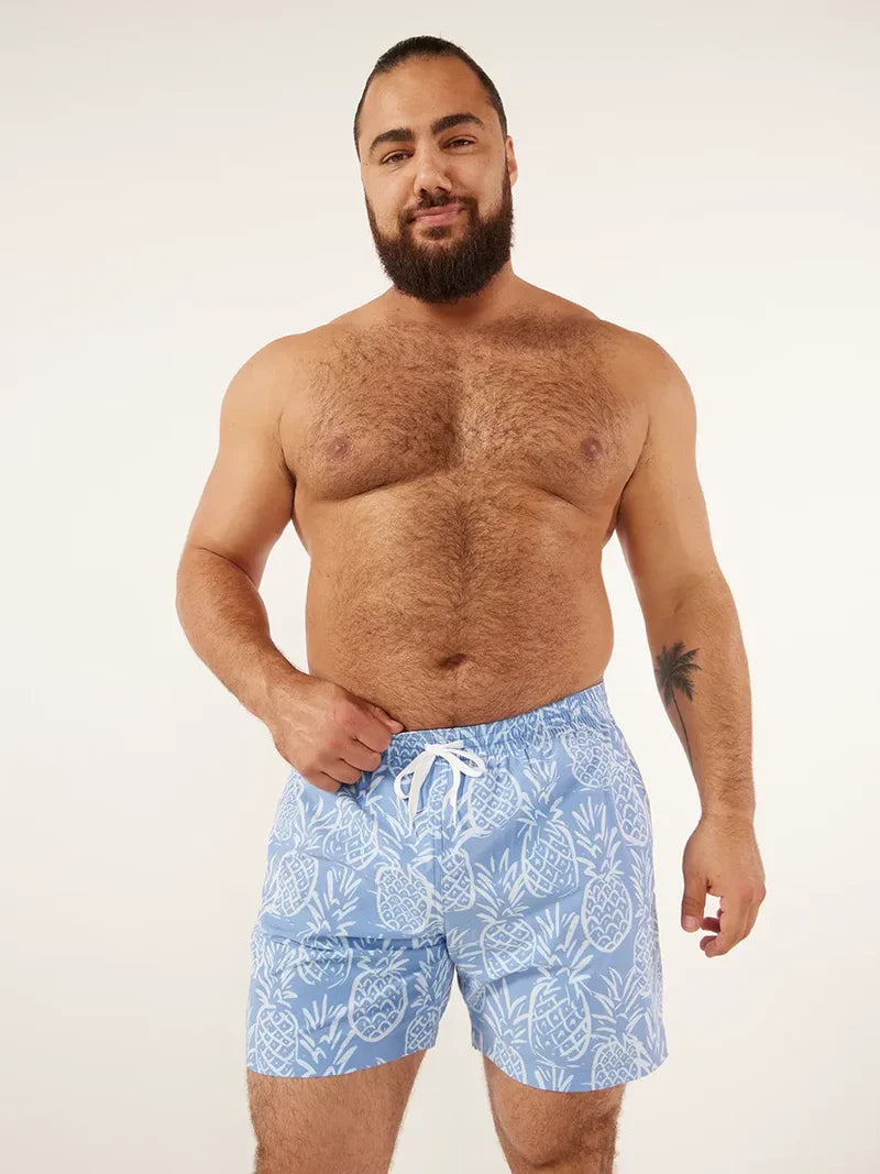 The Thigh-Napples 5.5" Lined Swim Trunks | Chubbies