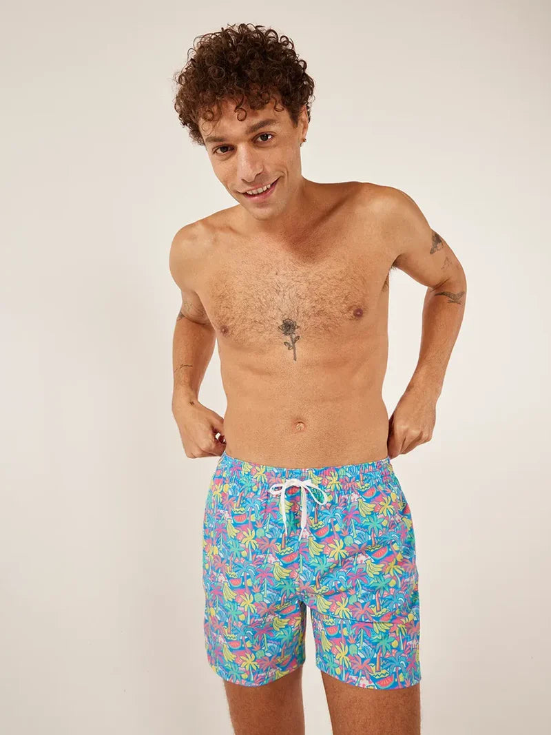The Tropical Bunches 5.5" Classic Swim Trunks | Chubbies