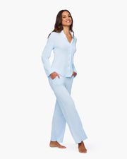 Pima Lusso Long Sleeve Top And Pajama Set Cosabella