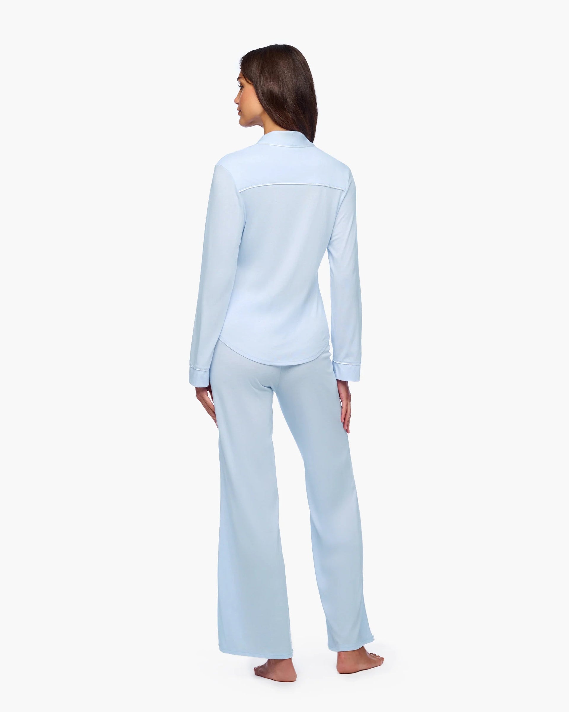 Pima Lusso Long Sleeve Top And Pajama Set Cosabella