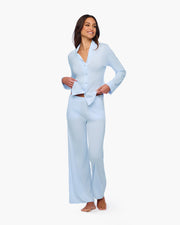 Pima Lusso Long Sleeve Top And Pajama Set Cosabella