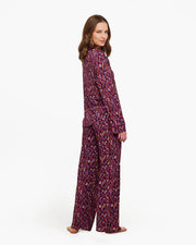 Pima Lusso Printed Long Sleeve Top And Pajama Set Cosabella