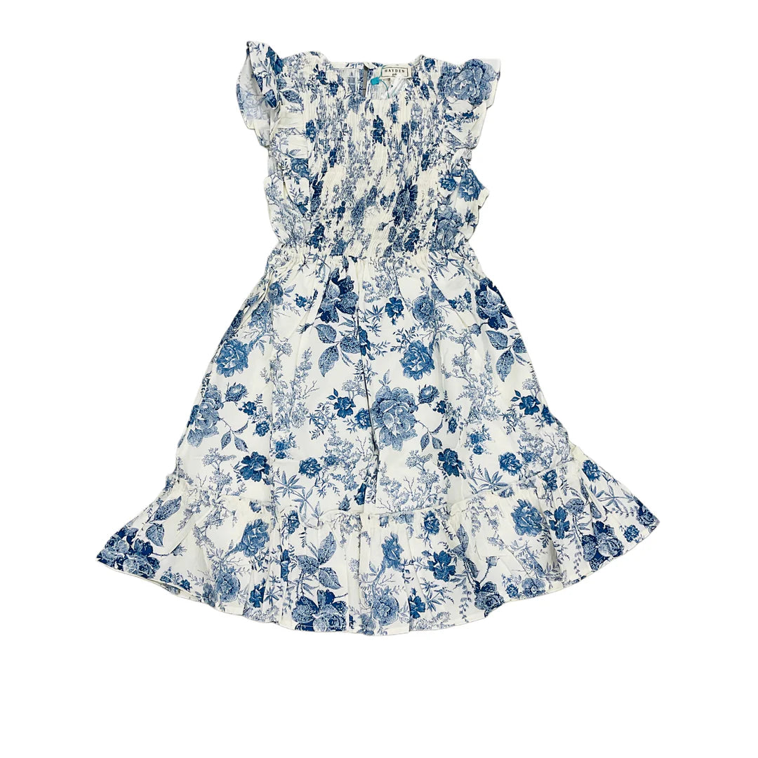 Girls Floral Smocked Dress Hayden
