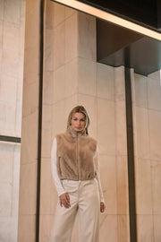 Nikki Faux Fur Waistcoat Rino & Pelle