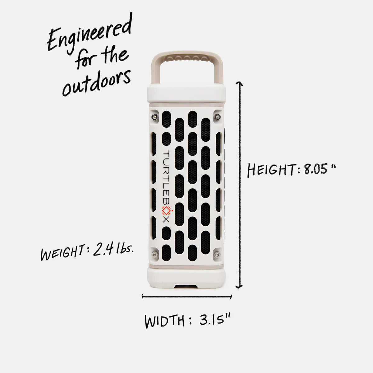 Turtlebox Ranger Speaker - Ivory Turtlebox Audio