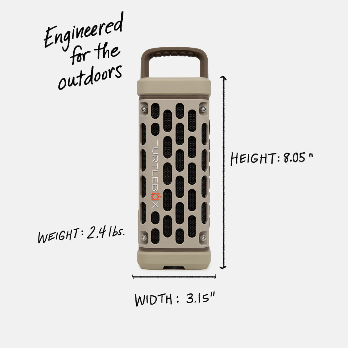 Turtlebox Ranger Speaker - Tan Turtlebox Audio