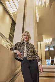 Lize Short Leopard Jacket Rino & Pelle