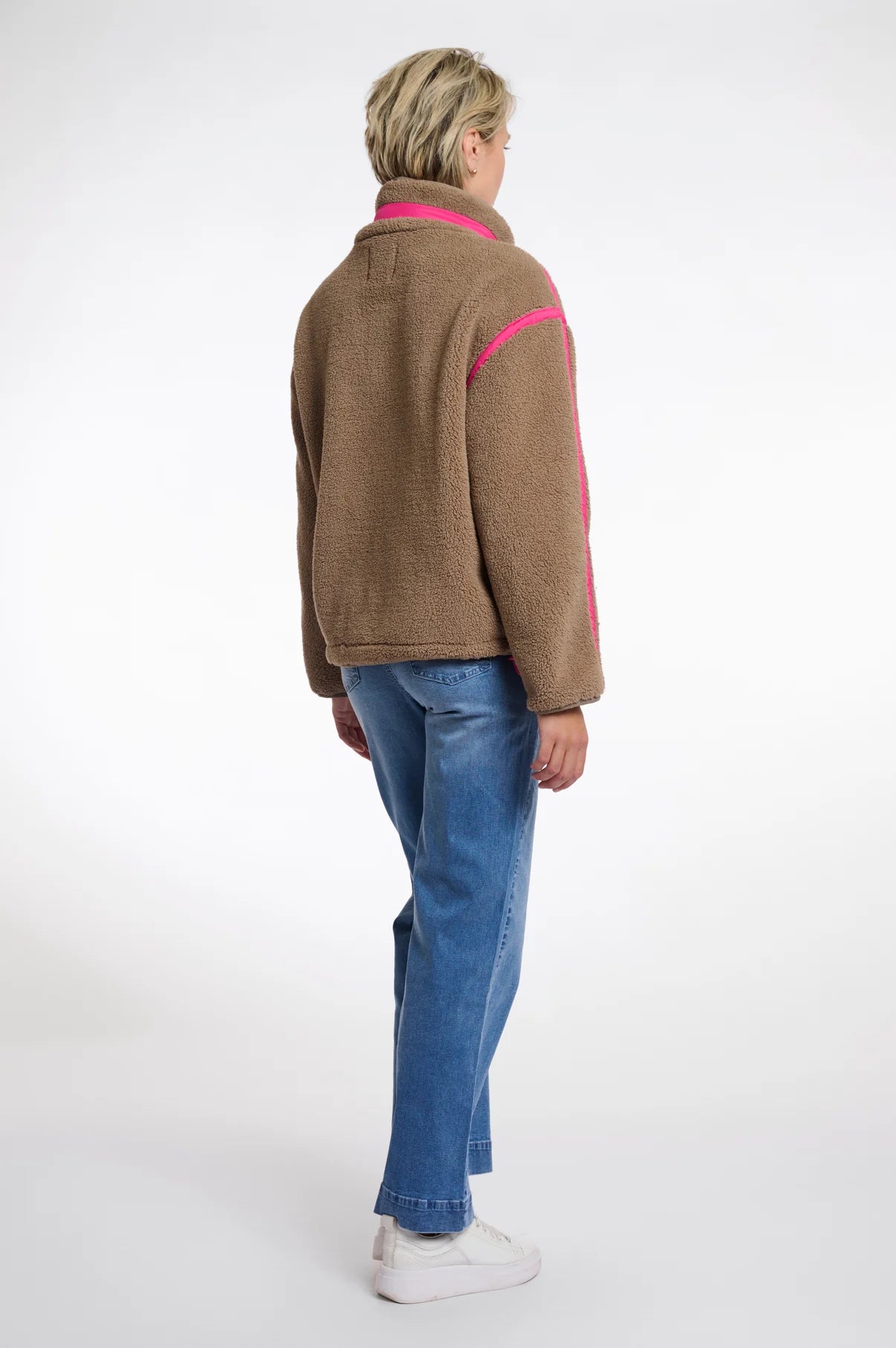 Bisma Cropped Teddy Jacket Rino & Pelle