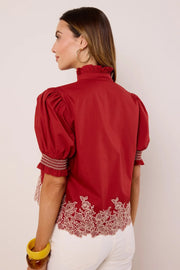 Embroidered Delight Top Entro