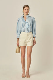 Ruffle Detailed Blouse English Factory