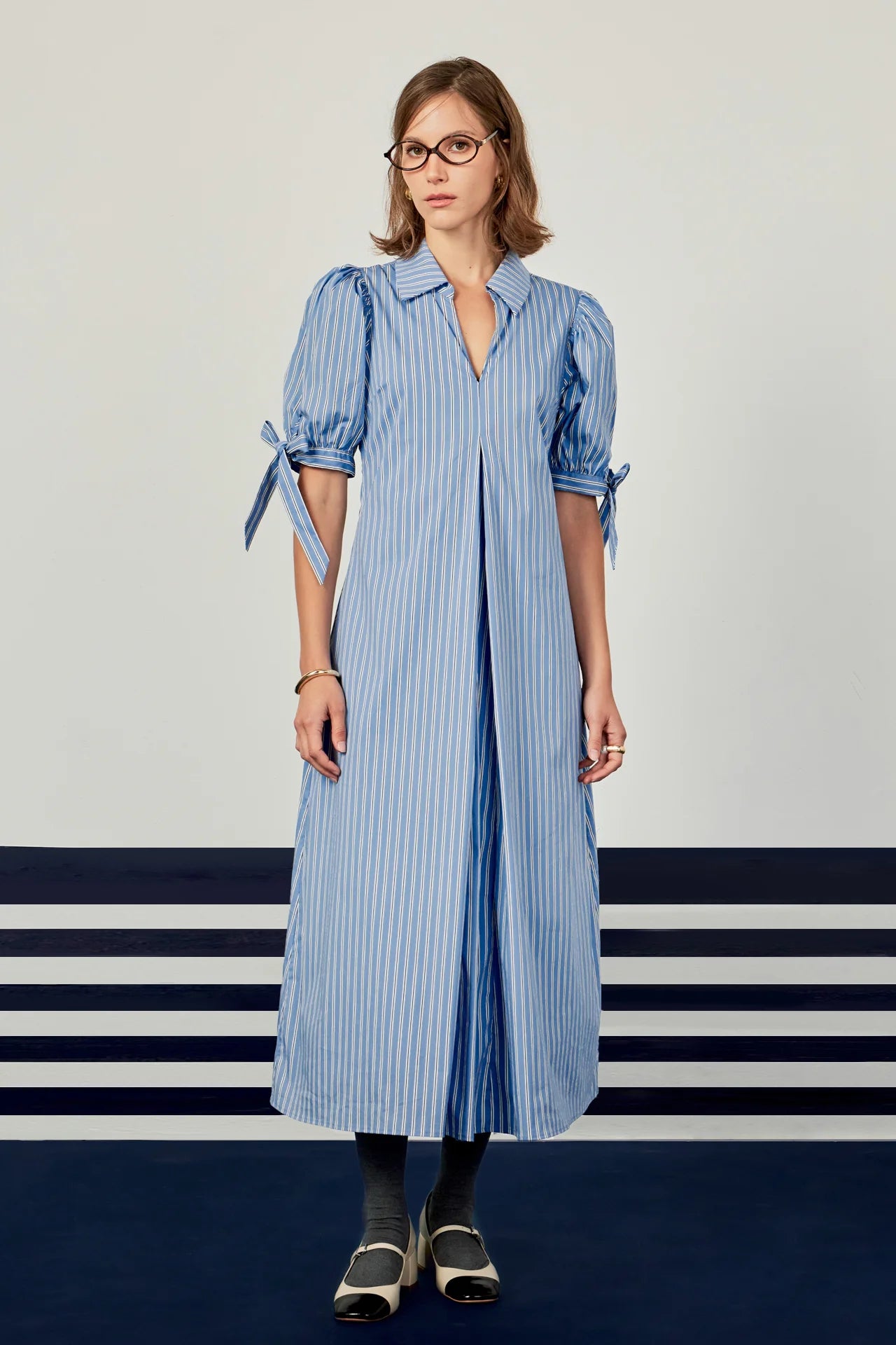 Godet Midi Dress