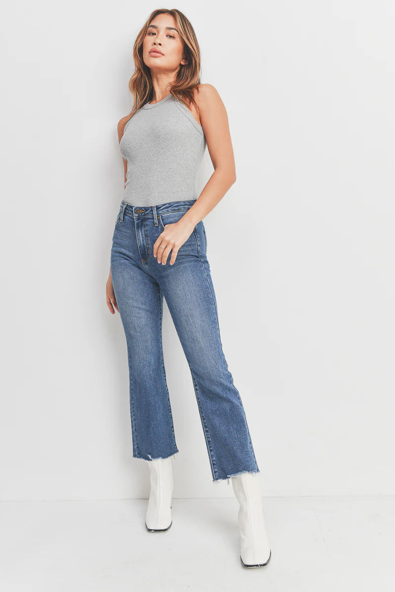 The Vintage Cropped Flare Jeans