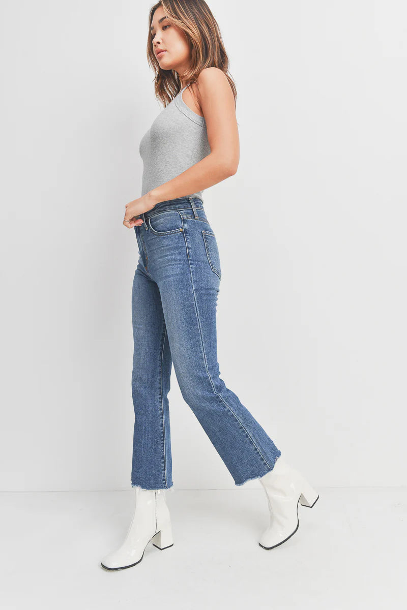 The Vintage Cropped Flare Jeans