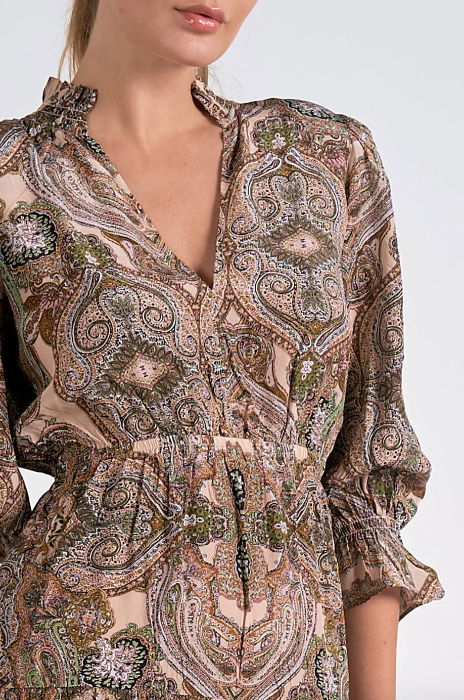 Paisley Midi Dress