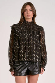 Ivy Balloon Sleeve Top Elan