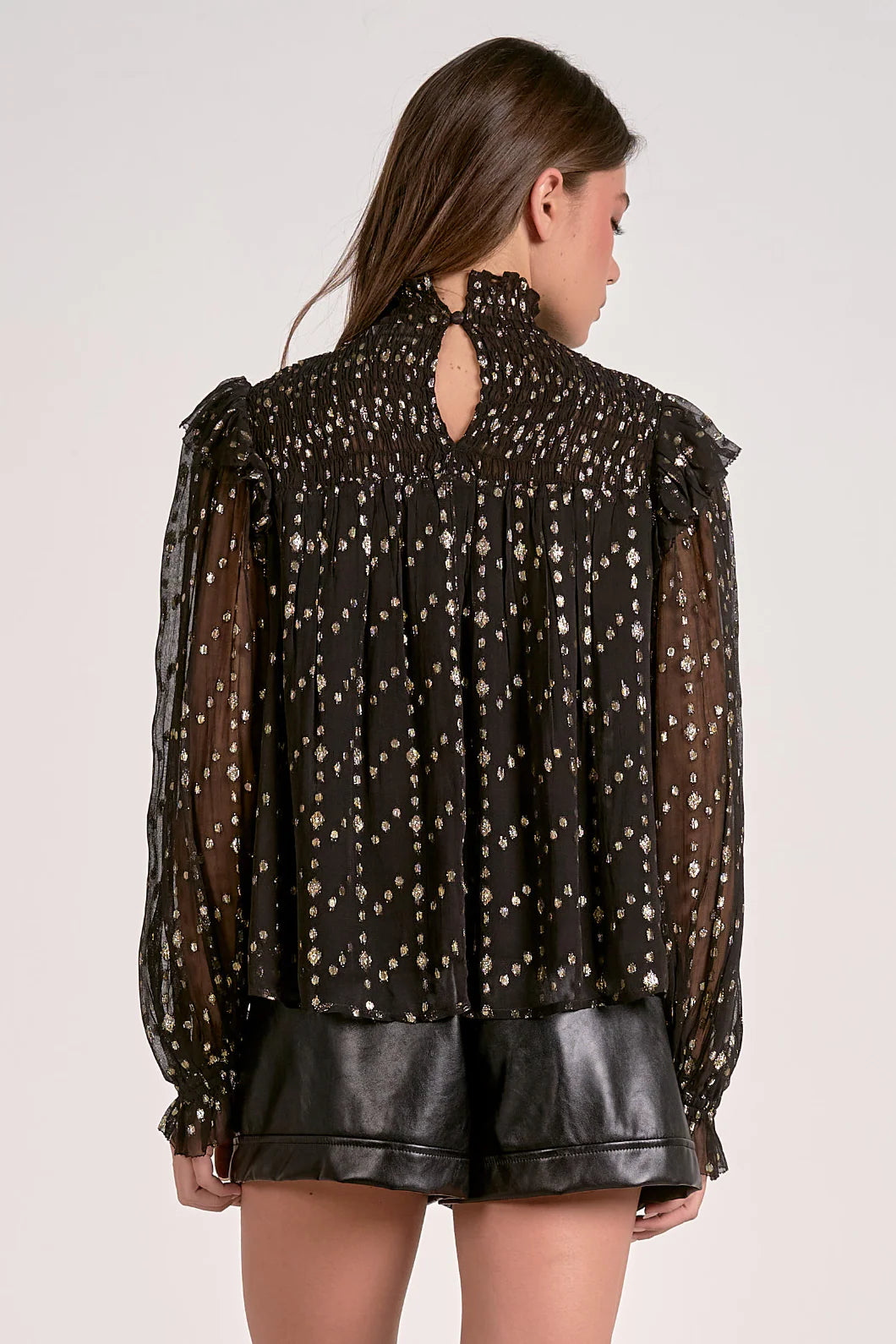 Ivy Balloon Sleeve Top Elan