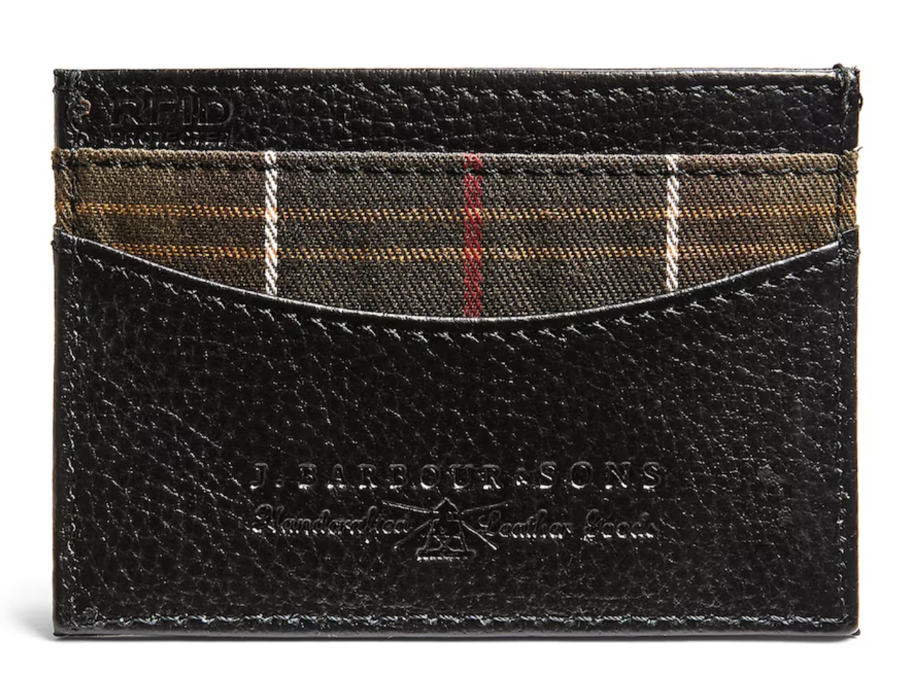 Logo Leather Card Holder | Barbour