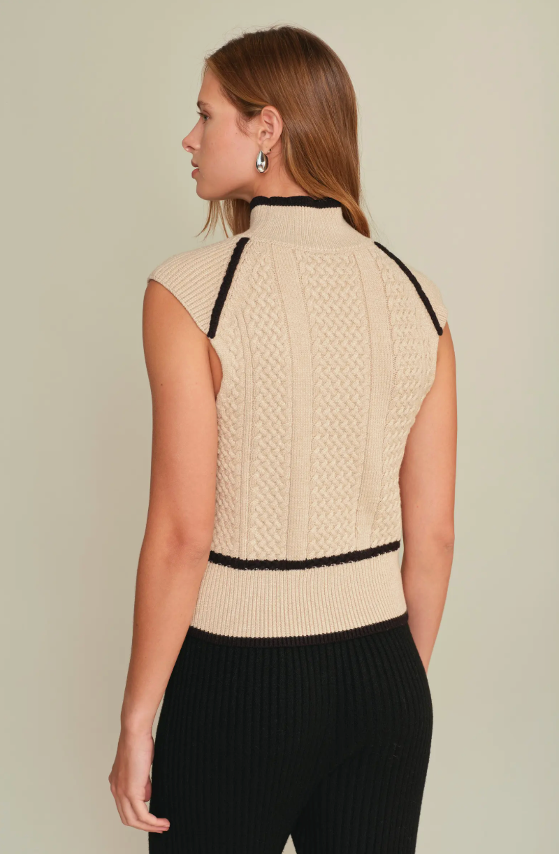 Joe Turtleneck Vest Deluc