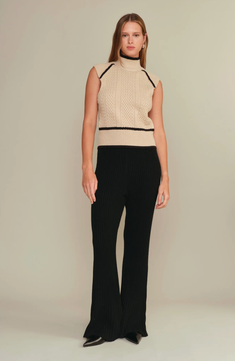 Joe Turtleneck Vest Deluc