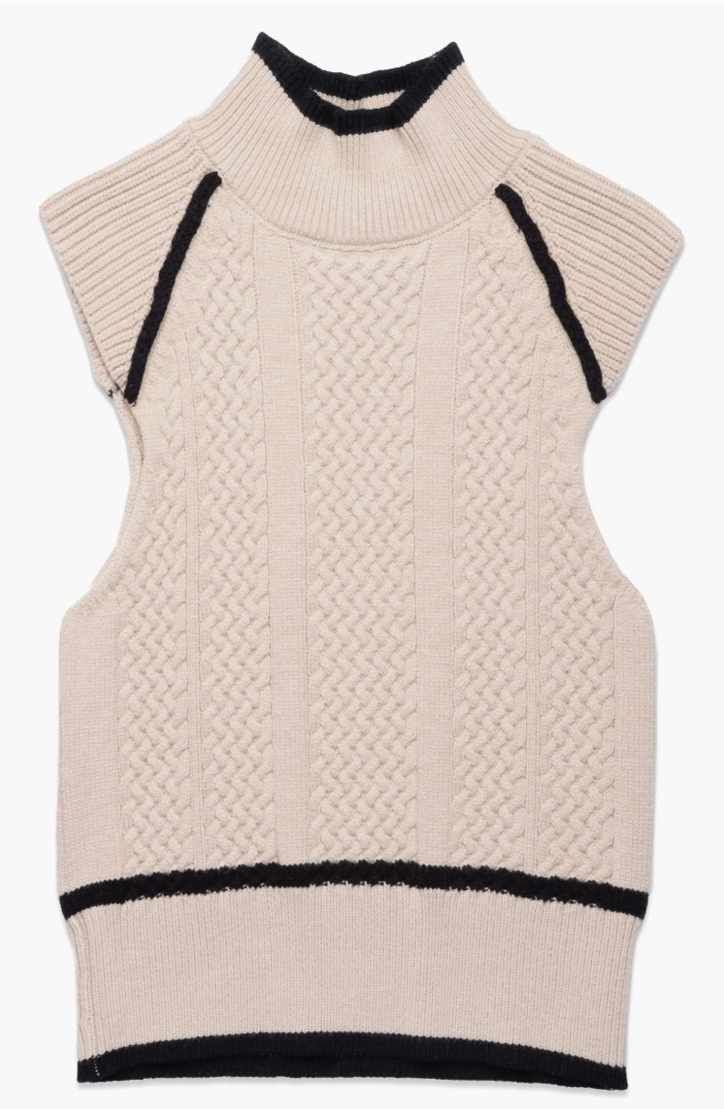 Joe Turtleneck Vest Deluc