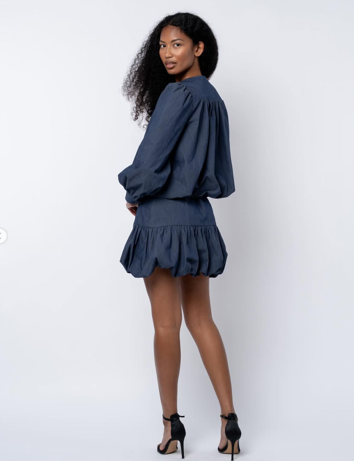 Raz Bubble Hem Mini Skirt Ciebon