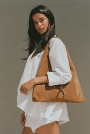 Malin Suede Hobo Bag Dolce Vita