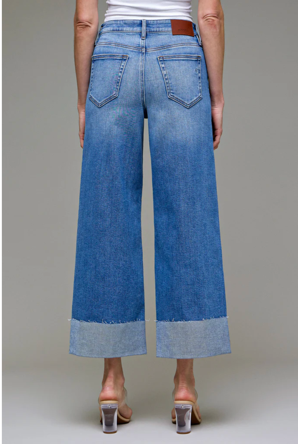 Nori Cuffed High Rise Jeans Hidden Jeans