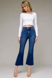 Happi Cropped Flare Jeans Hidden Jeans