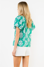 Bubble Sleeve Top THML