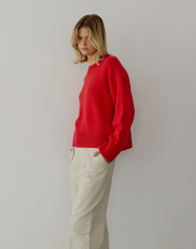 Oversized Cropped Sweater Mod Ref