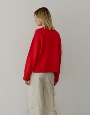 Oversized Cropped Sweater Mod Ref